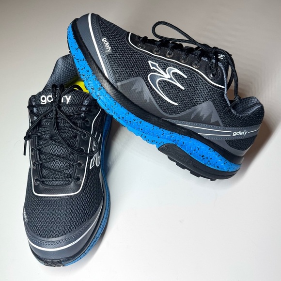 Gravity Defyer Men's G-Defy Mighty Walk Athletic Shoes Black and Blue Size-10 - Picture 5 of 9